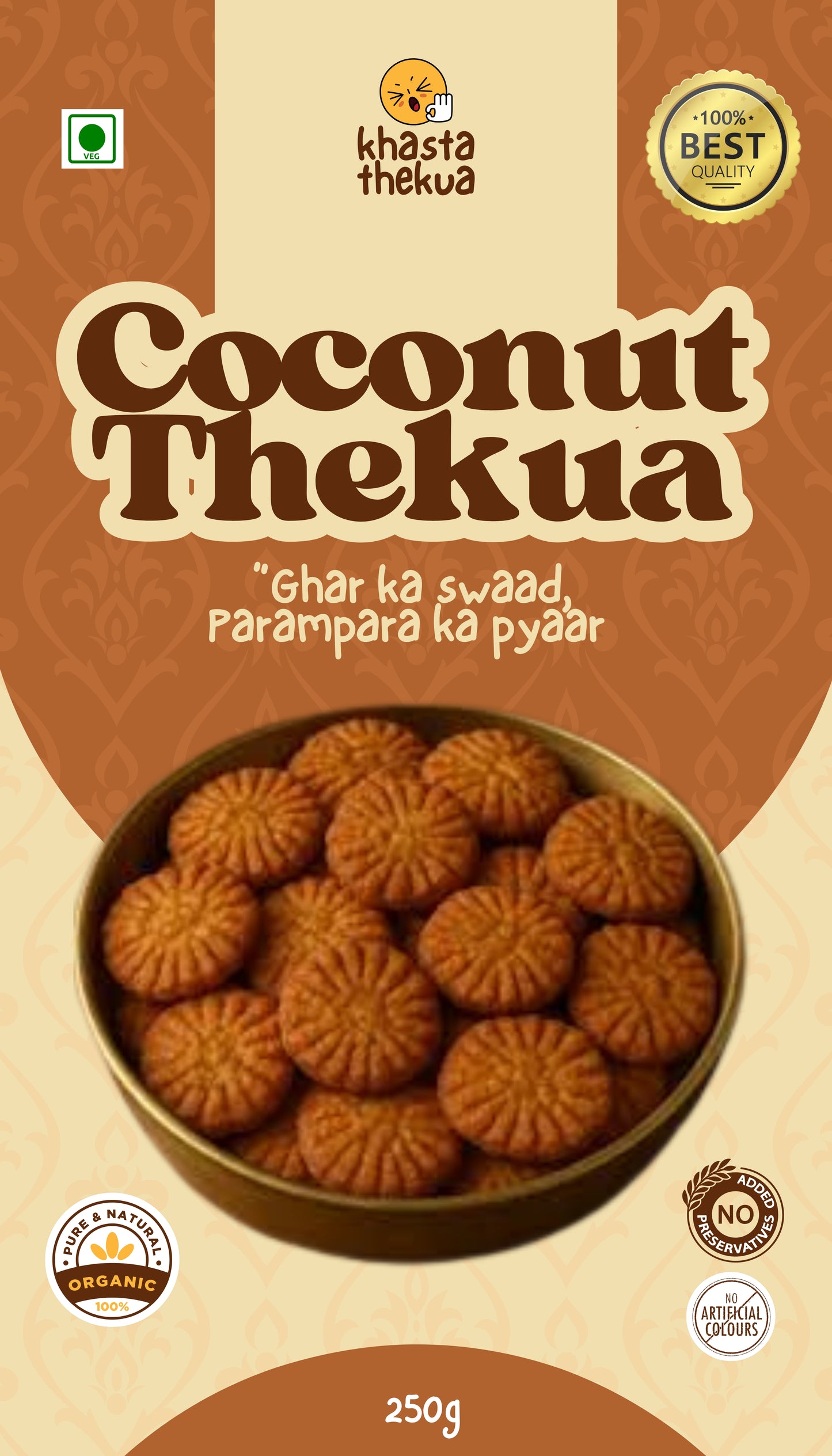 Coconut Thekua